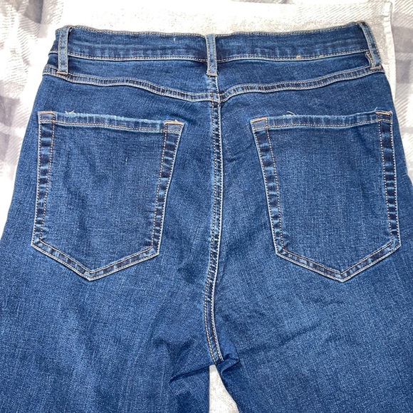 Lace up high rise skinny jeans - Picture 4 of 5